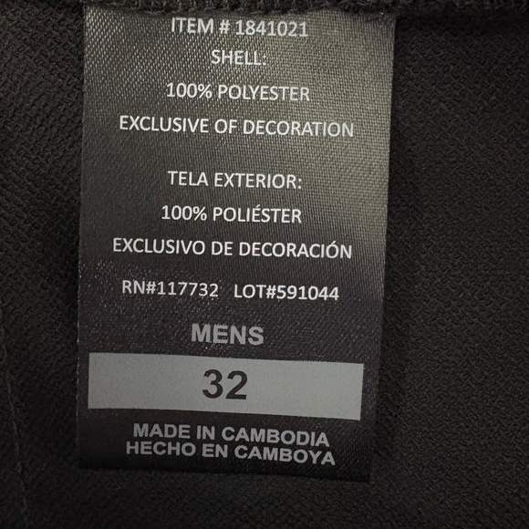 Gerry Men's Tech Shorts, Inseam 9 Inches, Waist 32, Black, NWT - Picture 12 of 13